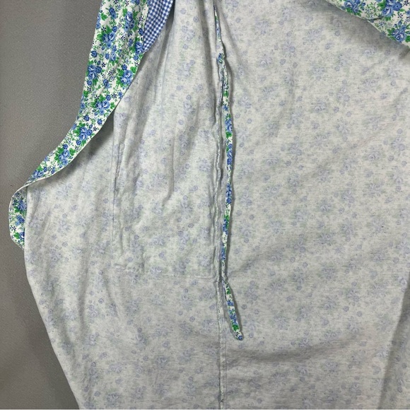 🪻90s Victoria’s Secret Gold Label Floral Cotton Robe M/L Cottagecore Tradwife - Picture 8 of 12